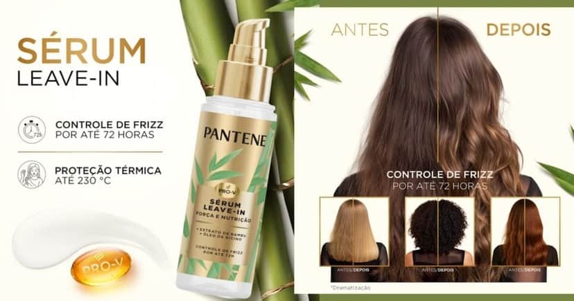 Sérum Leave-in Pantene (Foto Reprodução/Montagem/Lennita/TV Foco/Canva/Google Shopping)