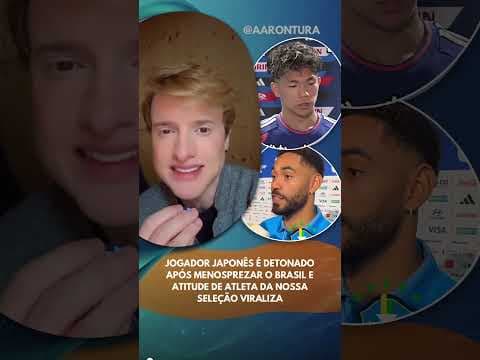 Jogador japonês é detonado após menosprezar o Brasil e atitude de atleta da nossa seleção viraliza