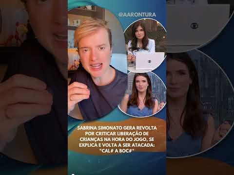 Sabrina Simonato ainda segue gerando revolta por criticar liberação de crianças na hora do jogo