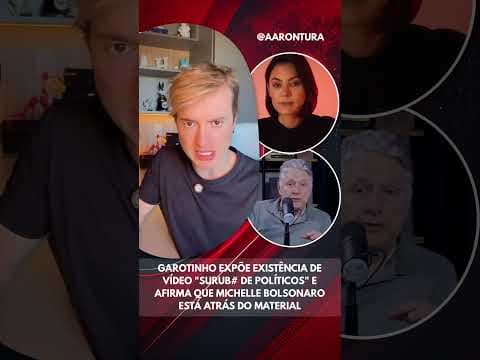 Garotinho expõe vídeo "surub# de políticos" e afirma que Michelle Bolsonaro está atrás do material