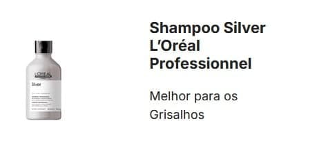 Silver L’Oréal Professionnel (Foto: Reprodução / Amazon)
Silver L’Oréal Professionnel (Foto: Reprodução / Amazon)