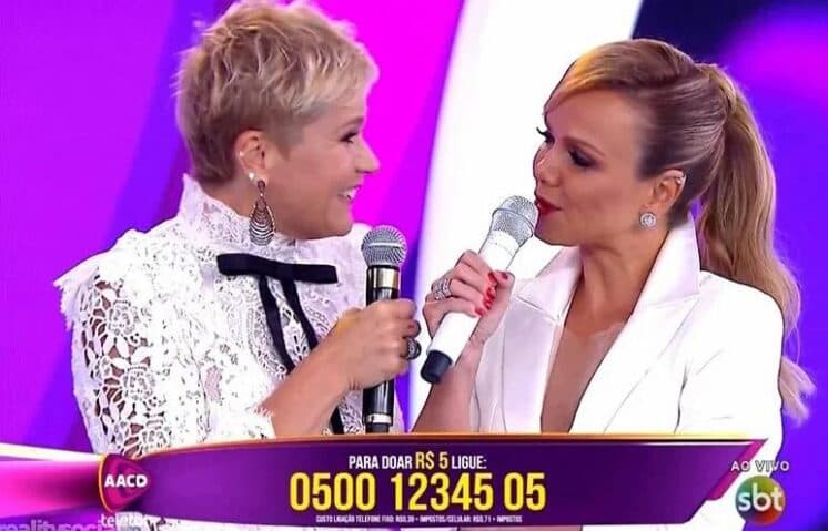 Eliana comemora participação épica de Xuxa no Teleton
