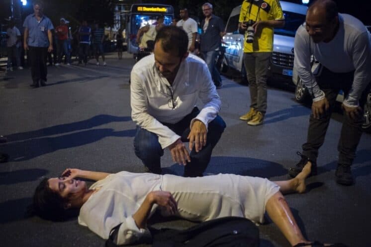 Para gravar "Justiça", dublê de Marjorie Estiano teve que ser atropelada 8 vezes