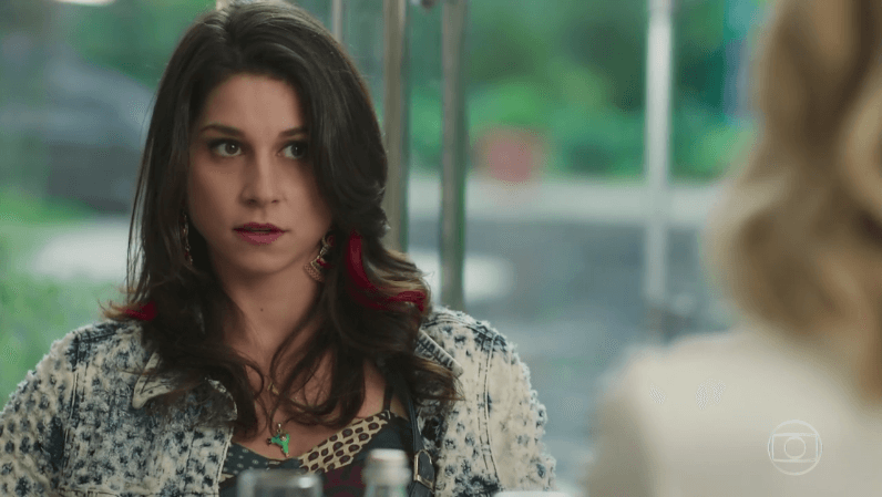 Carmela (Chandelly Braz) em cena de "Haja Coração" (Foto: Reprodução/Globo) Carmela (Chandelly Braz) em cena de "Haja Coração" (Foto: Reprodução/Globo)