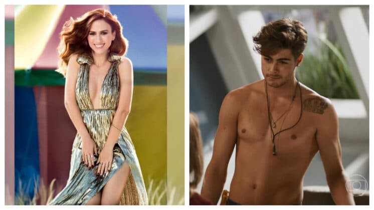 Tatá Werneck e Rafael Vitti vão juntos para casamento de ator no RJ