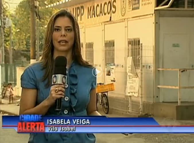 A repórter Isabela ao vivo na Record. A repórter Isabela ao vivo na Record.
