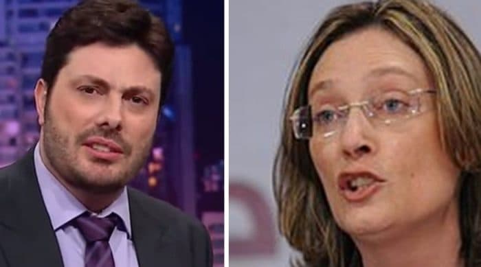 Danilo Gentili tem em Maria do Rosário seu maior desafeto na vida pública (Foto: Reprodução/Montagem) Danilo Gentili tem em Maria do Rosário seu maior desafeto na vida pública (Foto: Reprodução/Montagem)