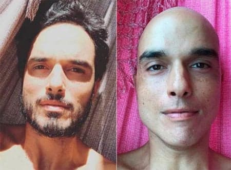 Antes e depois de Léo Rosa (Foto: Divulgação) Antes e depois de Léo Rosa (Foto: Divulgação)
