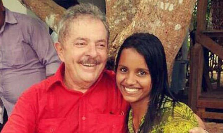 Ex-Gleice com Lula (Foto: Reprodução) Ex-Gleice com Lula (Foto: Reprodução)