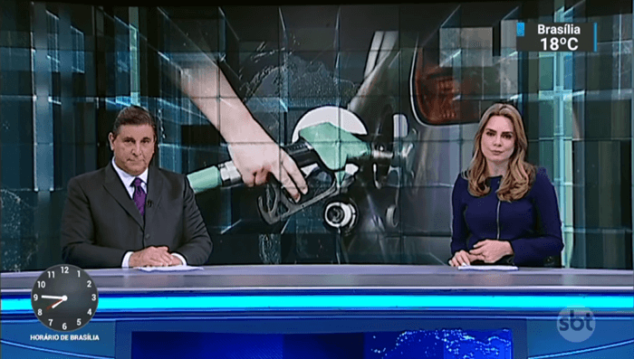Carlos Nascimento e Rachel Sheherazade no comando do SBT Brasil (Foto: Reprodução/SBT) Carlos Nascimento e Rachel Sheherazade no comando do SBT Brasil (Foto: Reprodução/SBT)