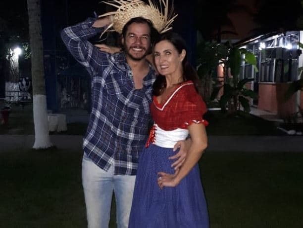 Fátima Bernardes e o namorado Túlio Gadêlha (Foto: Reprodução/Instagram) Fátima Bernardes e o namorado Túlio Gadêlha (Foto: Reprodução/Instagram)