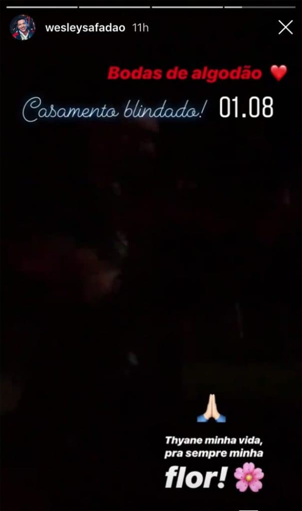 Cantor postou em seu Instagram (Foto: Reprodução) Cantor postou em seu Instagram (Foto: Reprodução)