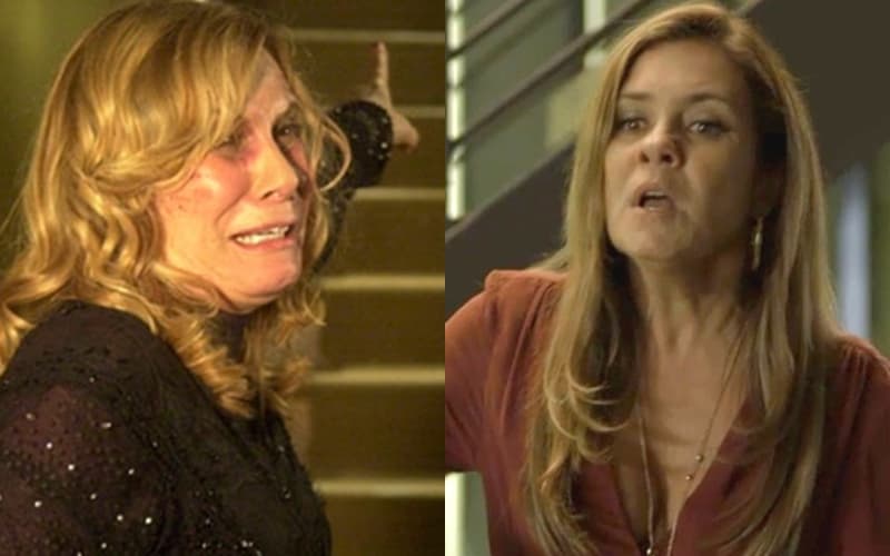 Dulce (Renata Sorrah) e Laureta (Adriana Esteves) em Segundo Sol Dulce (Renata Sorrah) e Laureta (Adriana Esteves) em Segundo Sol