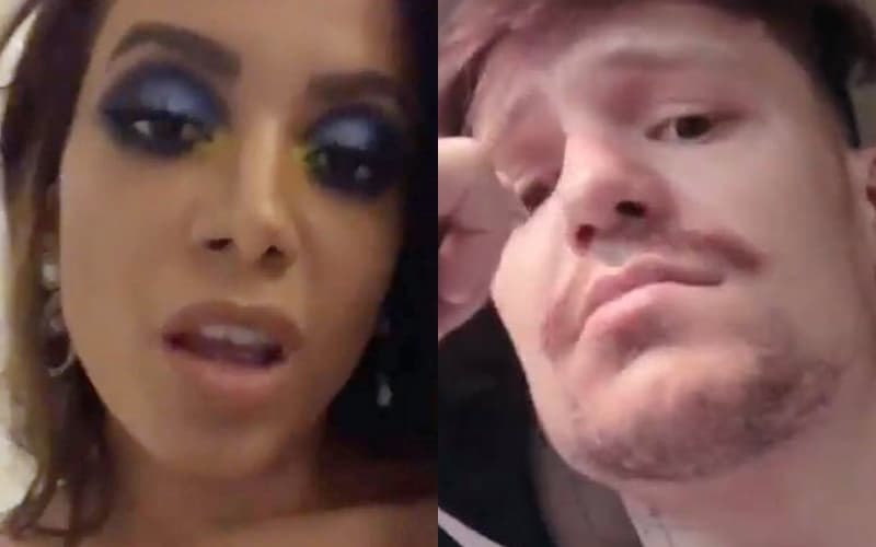 Saulo ridiculariza festa de Anitta, se recusa a ficar e é flagrado detonando o buffet da cantora