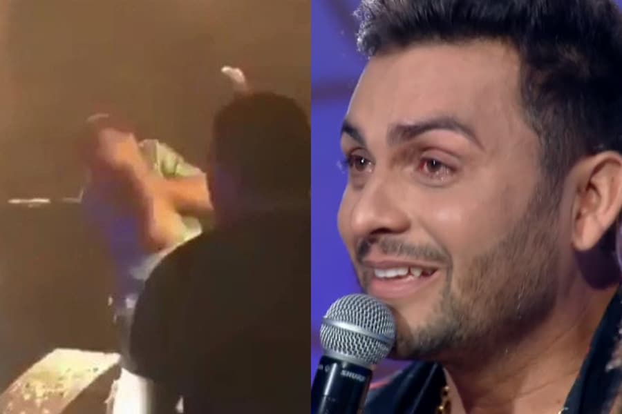 Fã ataca Mano Walter e cantor deixa o show com o rosto ensanguentado; confira o vídeo
