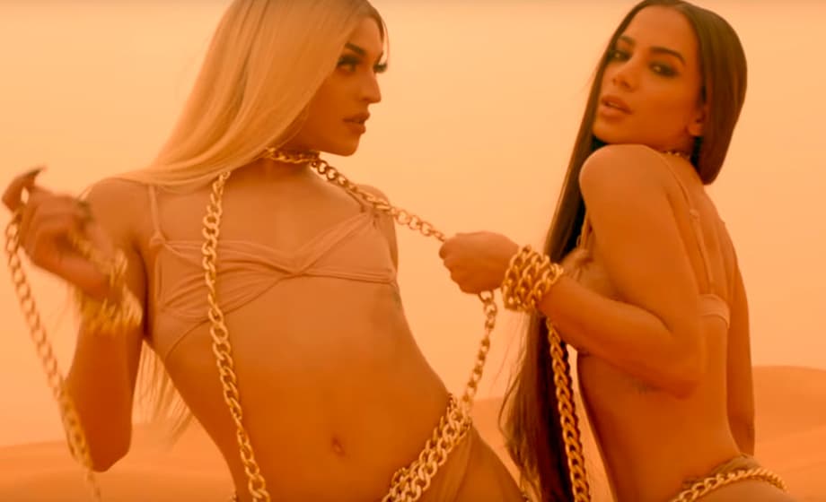 Pabllo Vittar e Anitta em clipe de Sua Cara. Foto: Reprodução Pabllo Vittar e Anitta em clipe de Sua Cara. Foto: Reprodução
