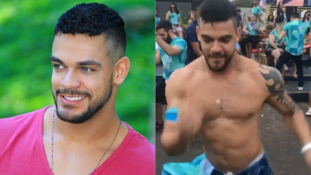 Caique Aguiar aproveita carnaval fora de época e faz "sarrada no ar" com ex-BBBs e dispara: "Chapuletei"