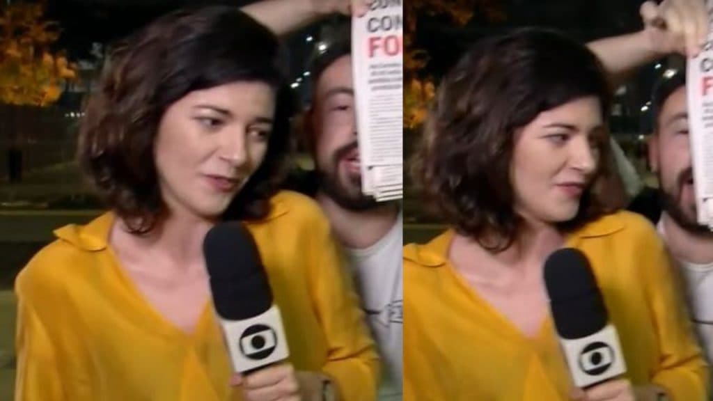 Urgente! Repórter é atacada por homem ao vivo na Globo e susto faz transmissão ser cortada