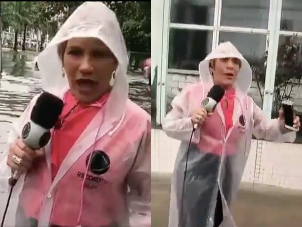 Ao vivo, repórter surta com motorista e situação caótica sai do controle na TV: "Filha de uma ****"