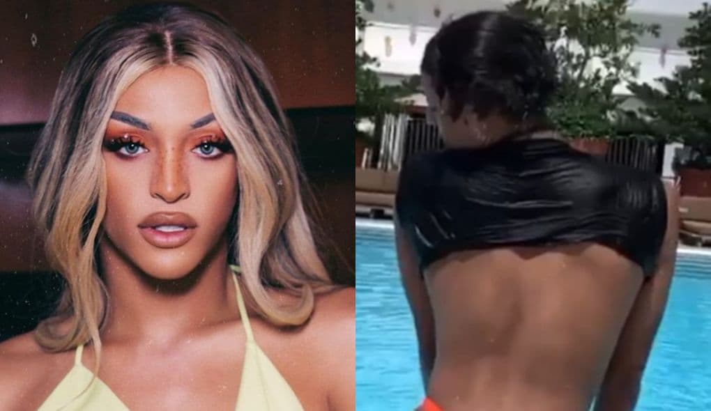 Pabllo Vittar usa calcinha minúscula e deixa bumbum avantajado à mostra em vídeo: "Rabuda"