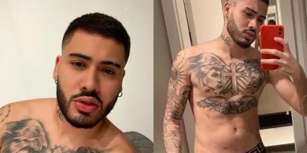 Kevinho, após esfregar espada na cara dos fãs e ter fotos com parte íntima à mostra é pego atracado: "Encaixados"