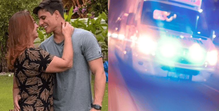 Mãe de Neymar chama ambulância para socorrer o namorado (Foto: Reprodução) Mãe de Neymar chama ambulância para socorrer o namorado (Foto: Reprodução)
