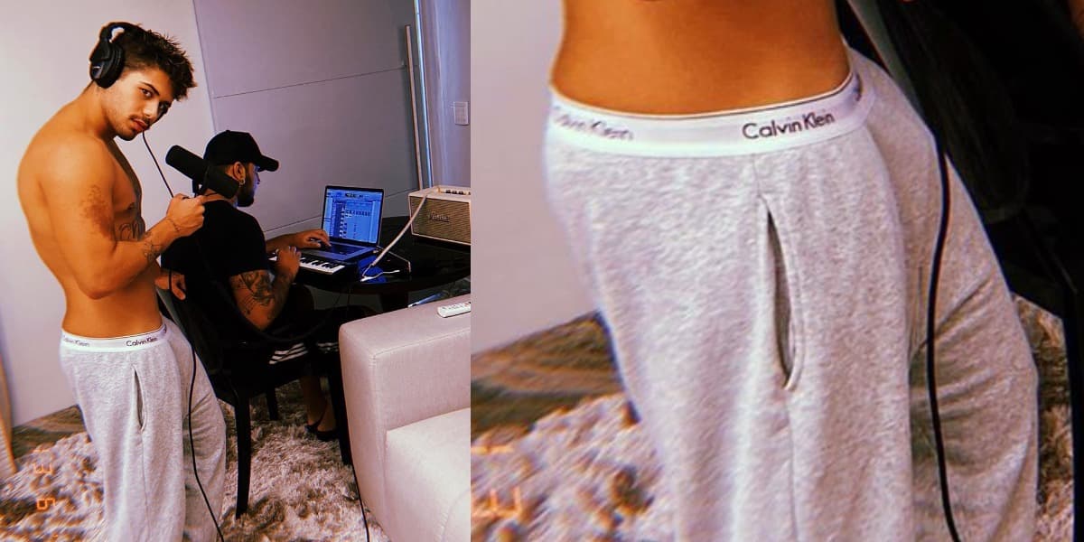 Zé Felipe chocou com a boa forma (Foto: Reprodução/Instagram) Zé Felipe chocou com a boa forma (Foto: Reprodução/Instagram)