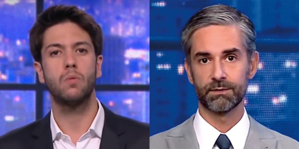 Caio Coppolla e Augusto Botelho trabalham no Grande Debate (Foto: Reprodução/CNN Brasil) Caio Coppolla e Augusto Botelho trabalham no Grande Debate (Foto: Reprodução/CNN Brasil)