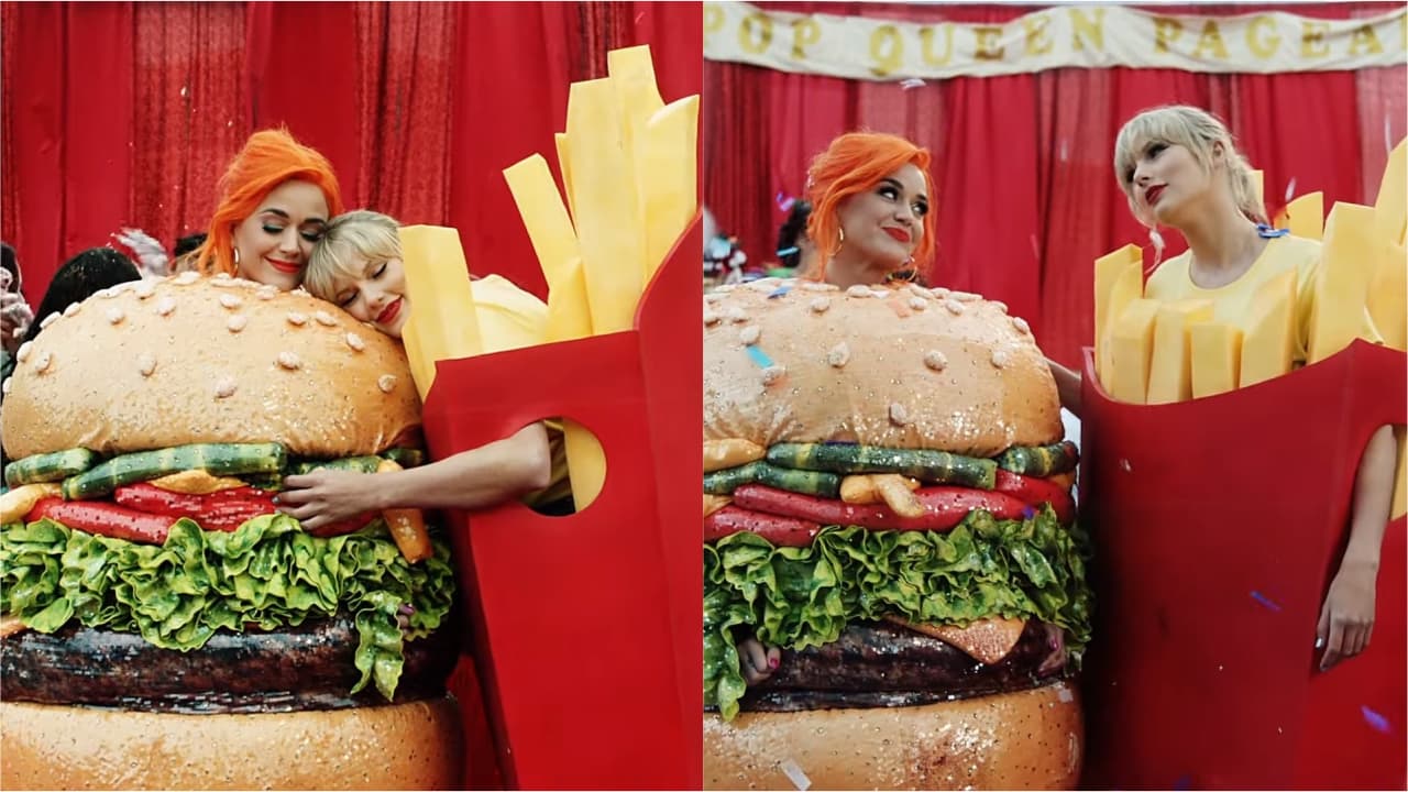 Katy Perry e Taylor Swift em You Need To Calm Down (Foto: Reprodução) Katy Perry e Taylor Swift em You Need To Calm Down (Foto: Reprodução)