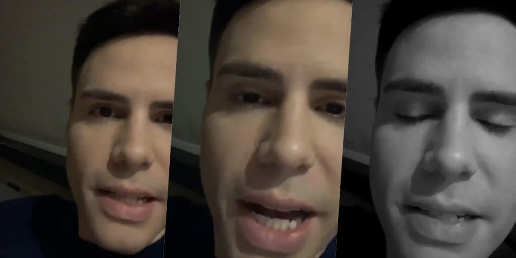 Luiz Bacci tem vídeo íntimo, faz convite indecente com 'quem quiser pode vir' e é exposto por rapaz: "Mentira"