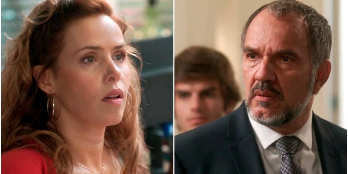 Gilda (Leona Cavalli) deixará Germano (Humberto Martins) desesperado com visita em Totalmente Demais (Foto: Reprodução/Globo) Gilda (Leona Cavalli) deixará Germano (Humberto Martins) desesperado com visita em Totalmente Demais (Foto: Reprodução/Globo)