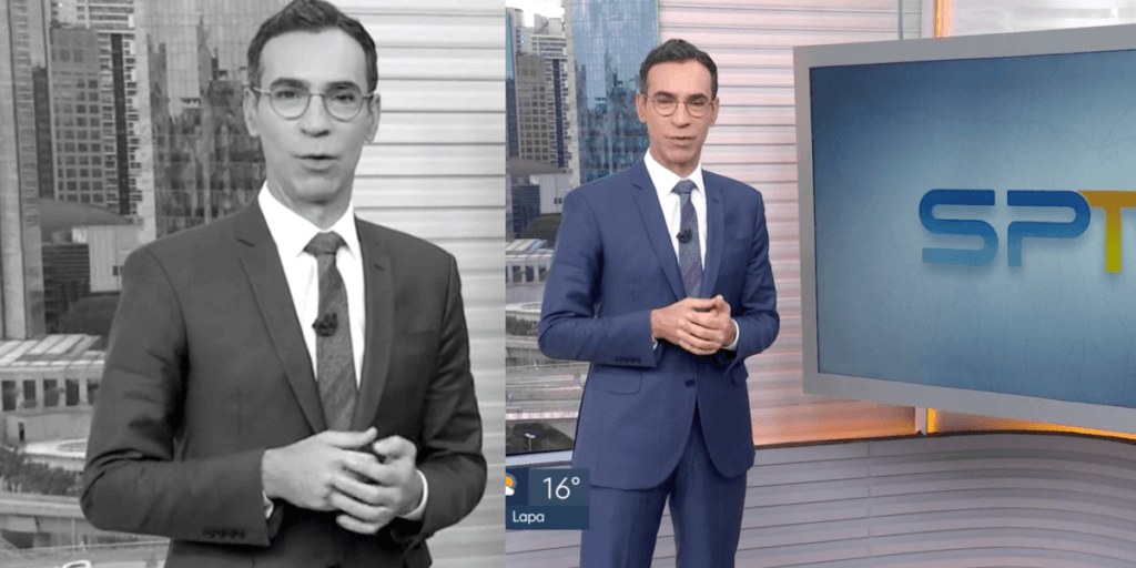 César Tralli abre jornal às pressas na Globo com imagem estarrecedora, perde o chão e não esconde: "A gente começa"