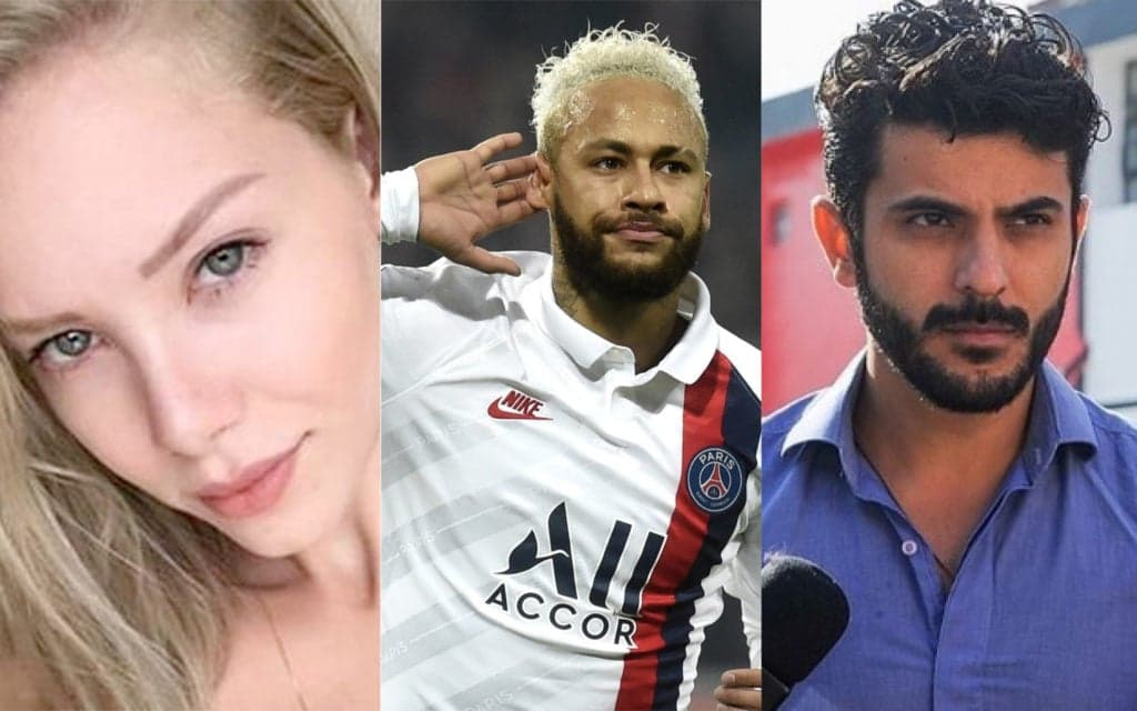 Ex marido gato de Najila, que acusou Neymar de estupro, é flagrado completamente pelado e choca público