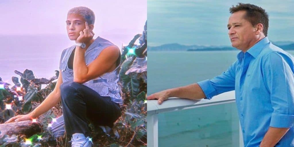 João Guilherme, filho de Leonardo, surge com rapaz, expõe situação, mostra unhas pintadas e detona: “Dedo do meio”