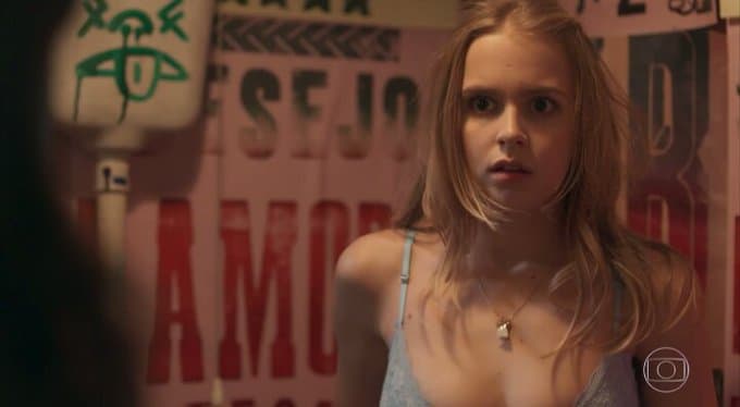 Clara se choca em cena de Malhação - Viva a Diferença Clara se choca em cena de Malhação - Viva a Diferença