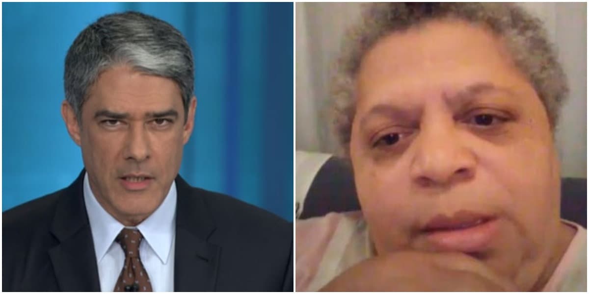 Tia Léa do Vidigal mandou recado público após expor William Bonner (Foto: Reprodução/ Montagem/ TV Foco) Tia Léa do Vidigal mandou recado público após expor William Bonner (Foto: Reprodução/ Montagem/ TV Foco)