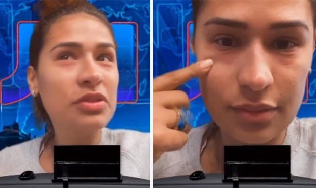 Simone, que faz dupla com Simaria, enfrentou uma grande dificuldade ao comer camarão (Foto: Reprodução/ Instagram) Simone, que faz dupla com Simaria, enfrentou uma grande dificuldade ao comer camarão (Foto: Reprodução/ Instagram)