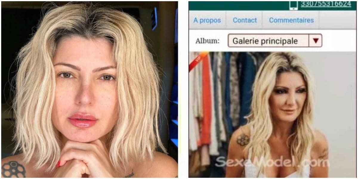 Antônia Fontenelle descobre que foto sua é usada em perfil de garota de programa (Foto: Reprodução) Antônia Fontenelle descobre que foto sua é usada em perfil de garota de programa (Foto: Reprodução)