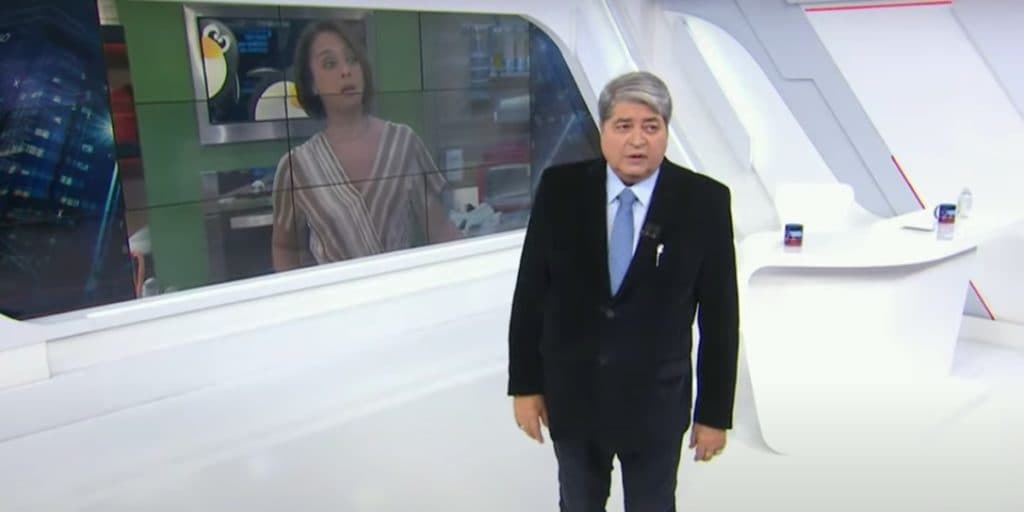 Datena não esconde recado na Band, ao vivo, faz proibição e exige: "Se você cortar, eu vou embora daqui"