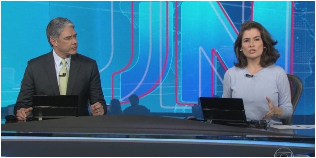 Bonner e Renata são calados ao vivo na Globo, mas viram o jogo e massacram no Jornal Nacional