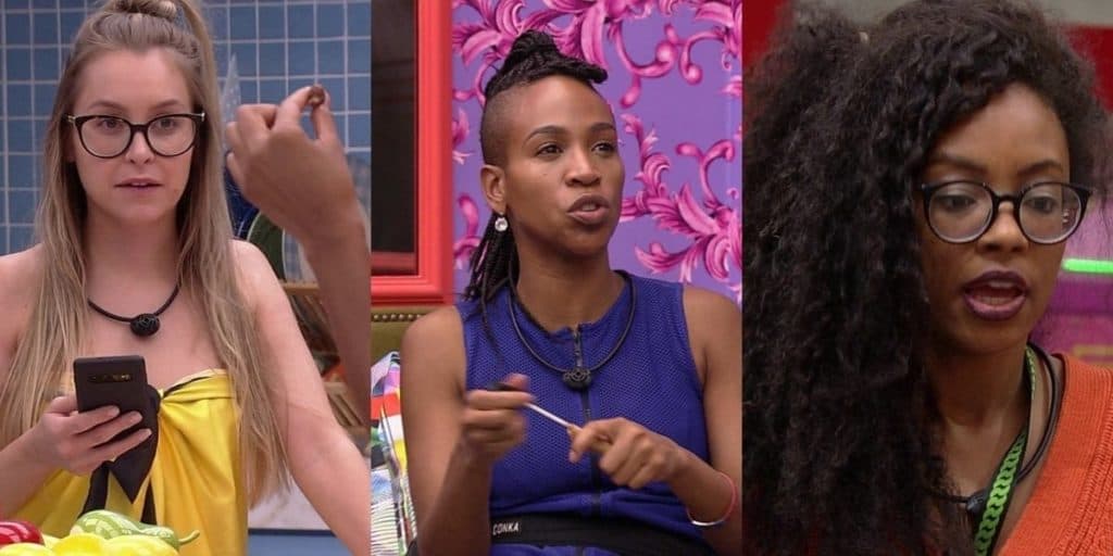 BBB21: Lumena e Karol Conká esculhambam com Carla Diaz e deixam claro repúdio à atriz: "Estranha, estranha"
