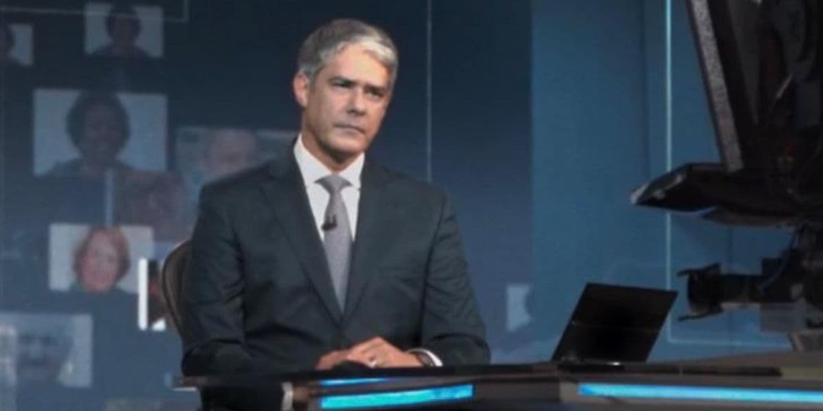 William Bonner no Jornal Nacional (Foto: Reprodução) William Bonner no Jornal Nacional (Foto: Reprodução)