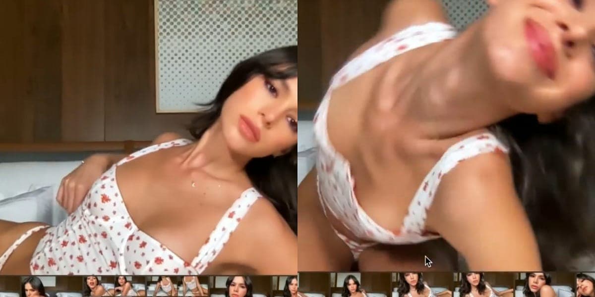 Bruna Marquezine enlouquece a web ao surgir só de lingerie Bruna Marquezine enlouquece a web ao surgir só de lingerie