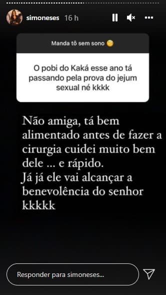Simone abre jogo sobre vida sexual com marido - Foto: Reprodução Simone abre jogo sobre vida sexual com marido - Foto: Reprodução