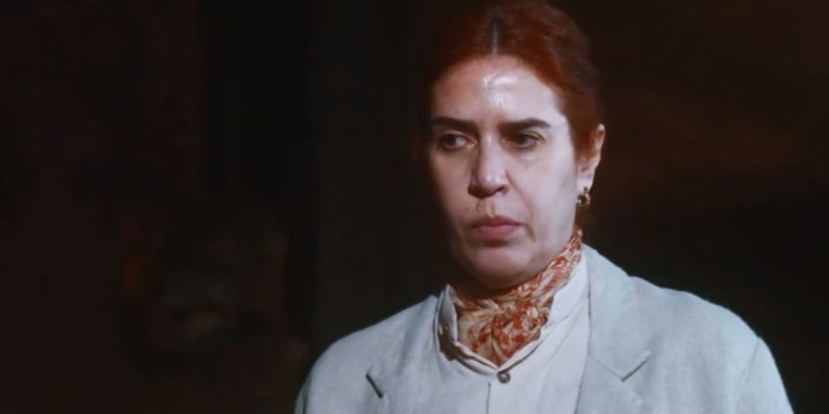 O último trabalho de Maria Clara Gueiros na TV Globo em "Nos Tempos do Imperador" 