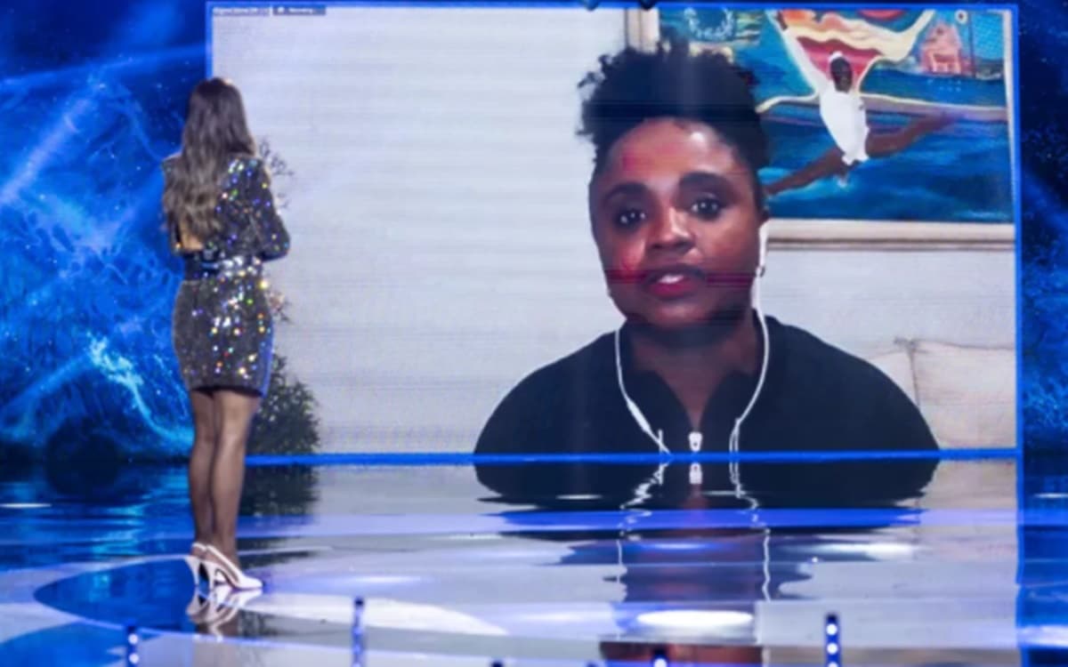 Daiane dos Santos fez videochamada com Ivete Sangalo para explicar desclassificação do The Masked Singer Brasil