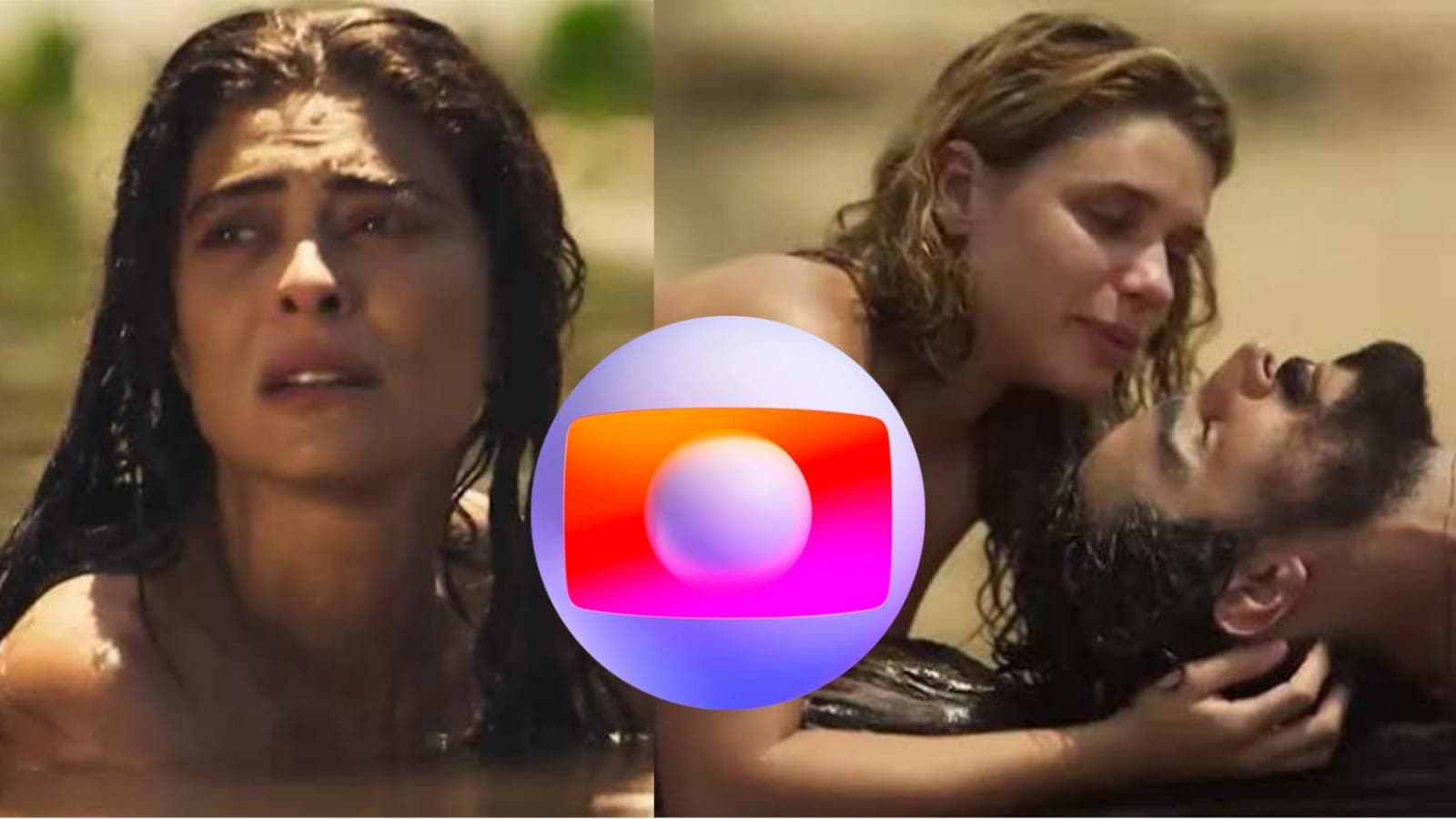 Atores gravam cenas de nudez e sexo em ação pela audiência da Globo em "Pantanal" (Montagem/ Gustavo Melo/ Divulgação TV Globo) Atores gravam cenas de nudez e sexo em ação pela audiência da Globo em "Pantanal" (Montagem/ Gustavo Melo/ Divulgação TV Globo)