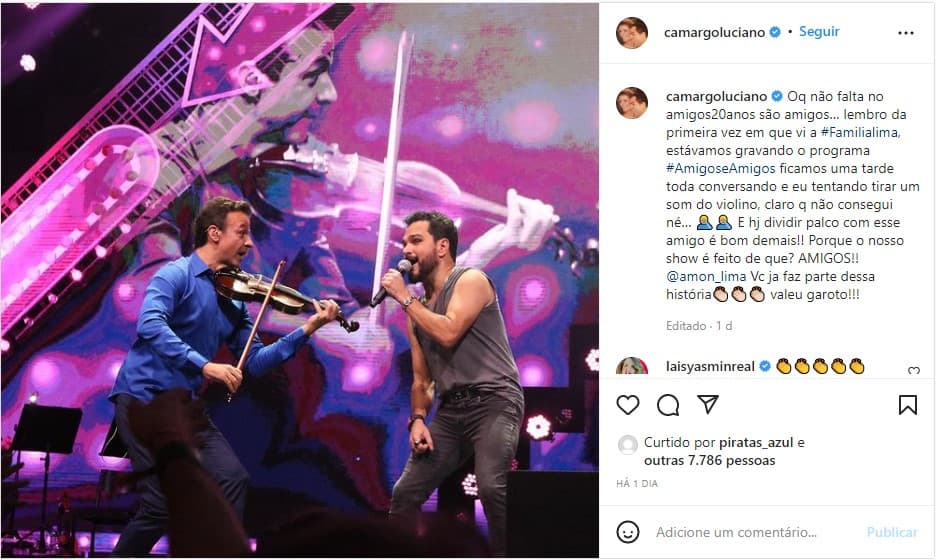 Luciano Camargo e Amon Lima - Foto: Reprodução