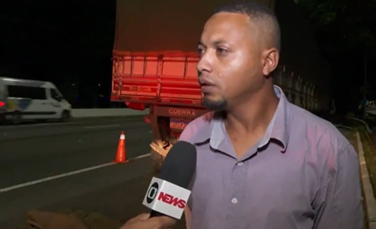Kaique Reis, motorista de aplicativo, conta como aconteceu o acidente de Rodrigo Mussi