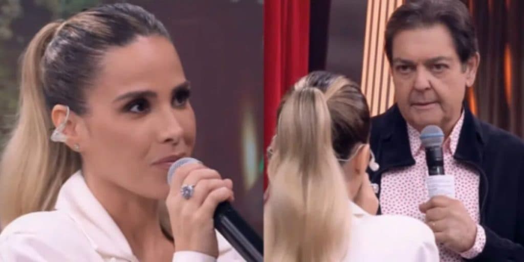"Eu tenho intimidade para fazer a pergunta", Faustão expõe Wanessa no palco e faz cantora quebrar silêncio